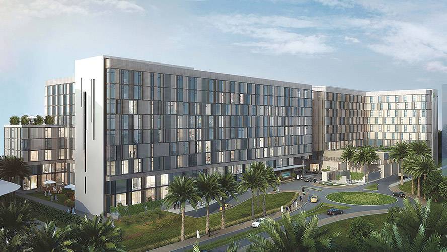 Terrain Below Ground Drainage & Effast installed at Holiday Inn & Staybridge Suites