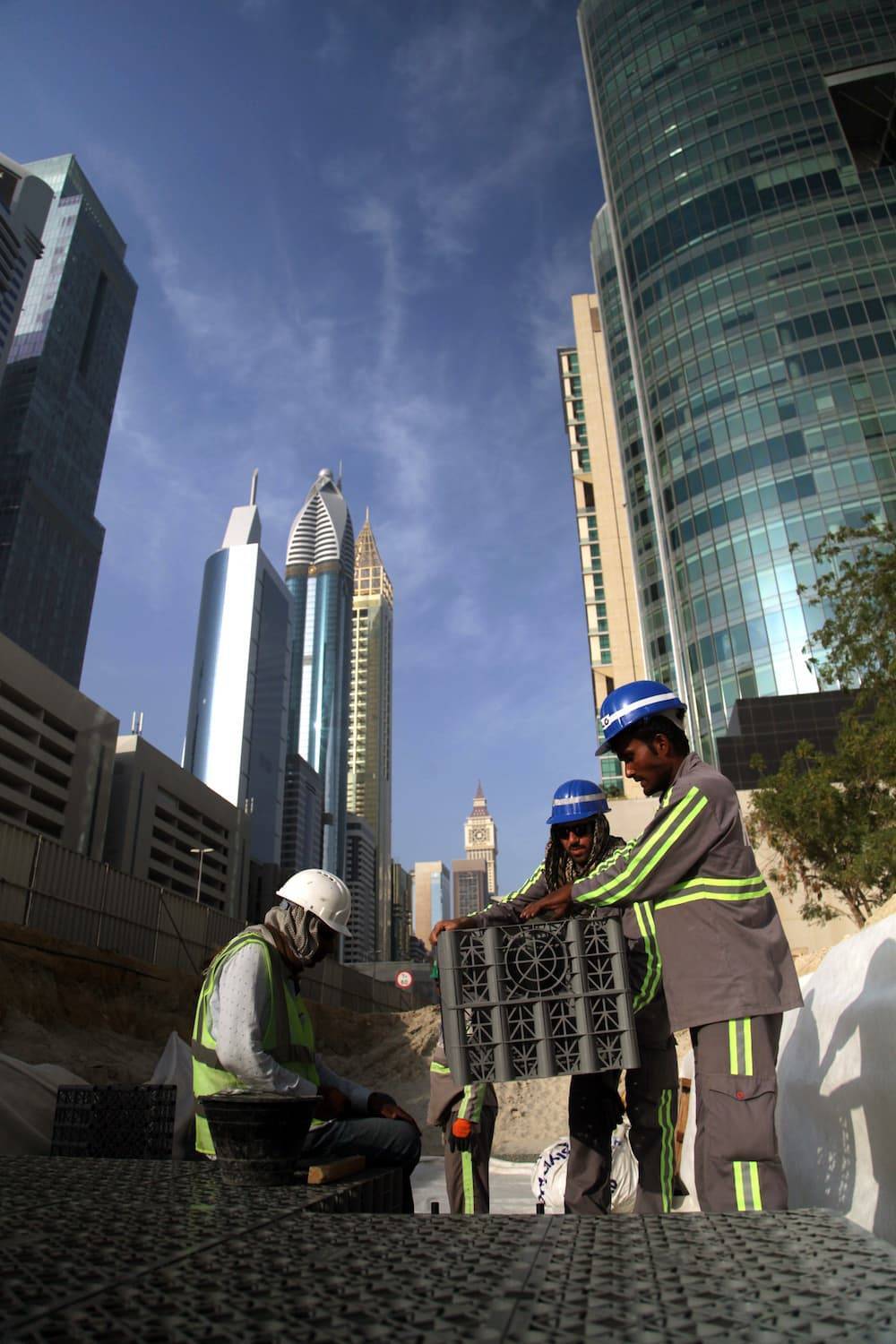 Polystorm installation at the Gate Avenue at DIFC