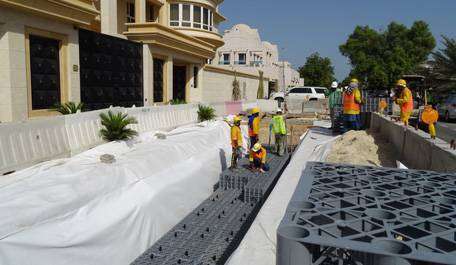 Polystorm selected as a reliable soakaway solution in Jumeirah, Dubai