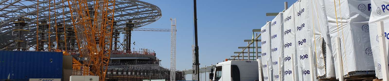 Expo2020 case study water management terrain polystorm permavoid rainwater attenuation solution